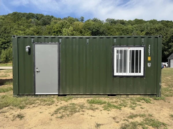 20ft One-Trip Office Container (Green)