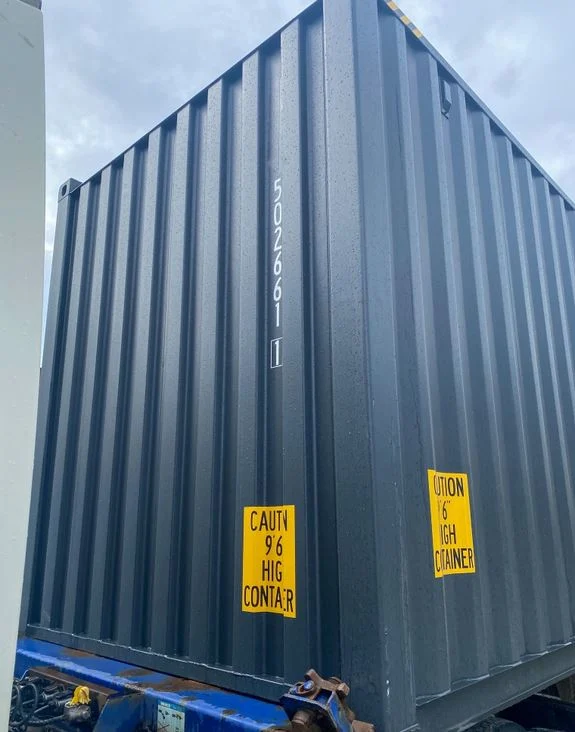 40ft High Cube Shipping Container (Gray), view 2