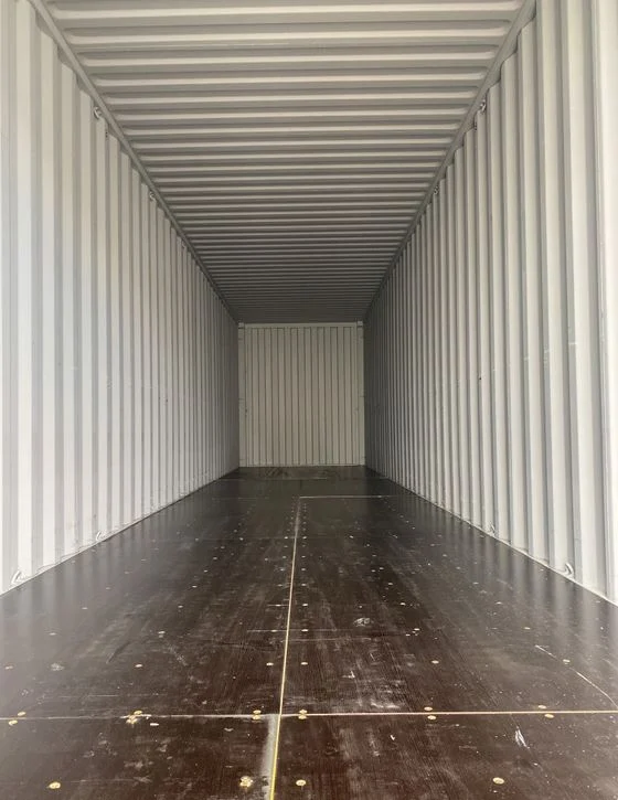 40ft High Cube Shipping Container (Gray), view 4