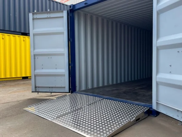 Aluminum Shipping Container Ramps, Set of 2