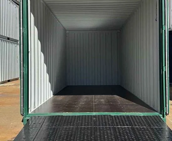 Full-Width Rubber Container Loading Ramp Set